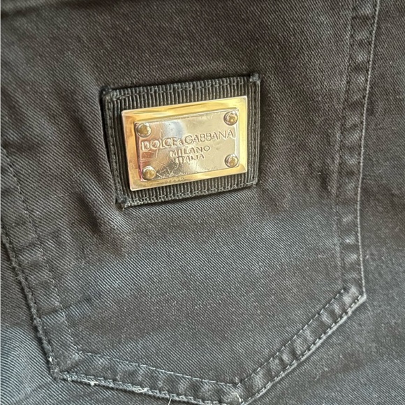 Dolce & Gabbana Ankle Zipper Audrey Black Jeans in size 38IT or 2US - Picture 5 of 15